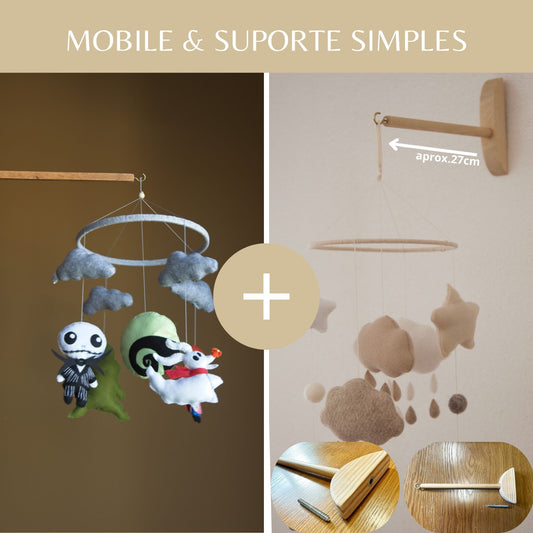 Halloween Encantado, móbile de berço