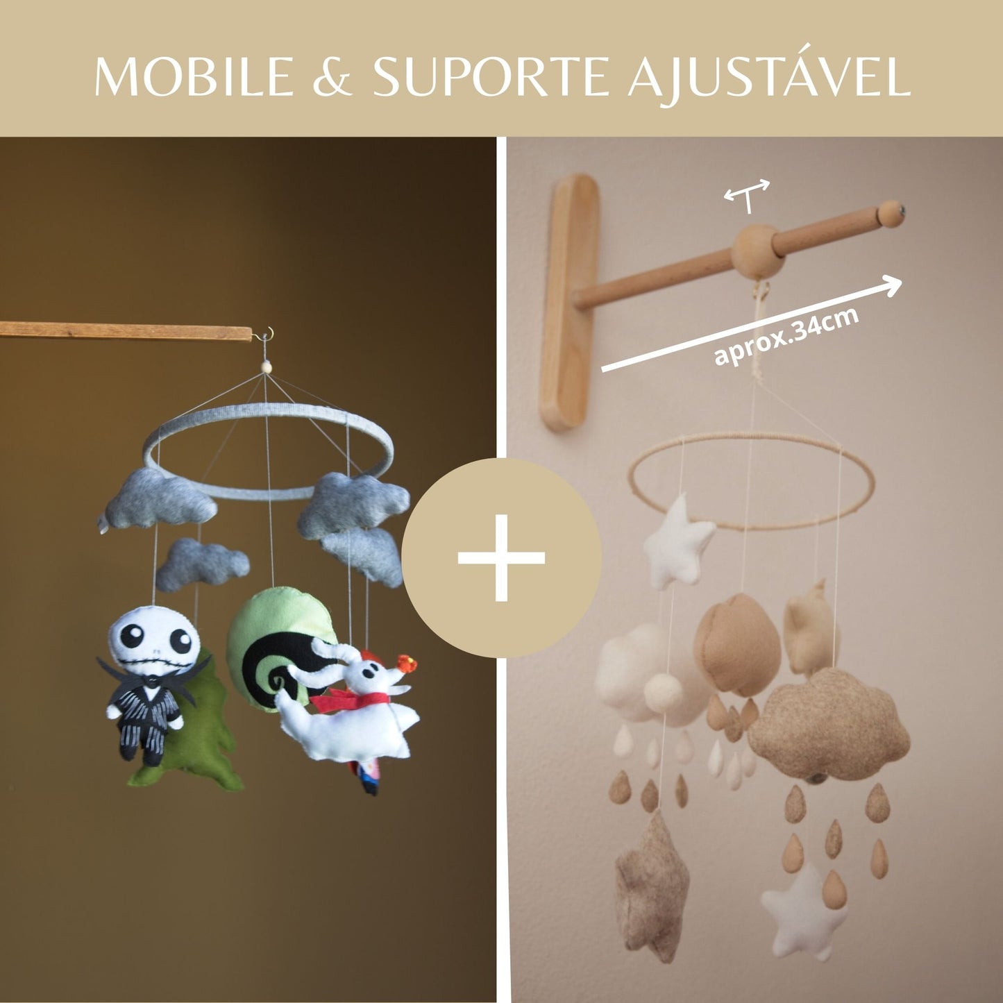 Halloween Encantado, móbile de berço