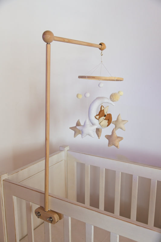 Suporte de madeira , modelo braço para berço