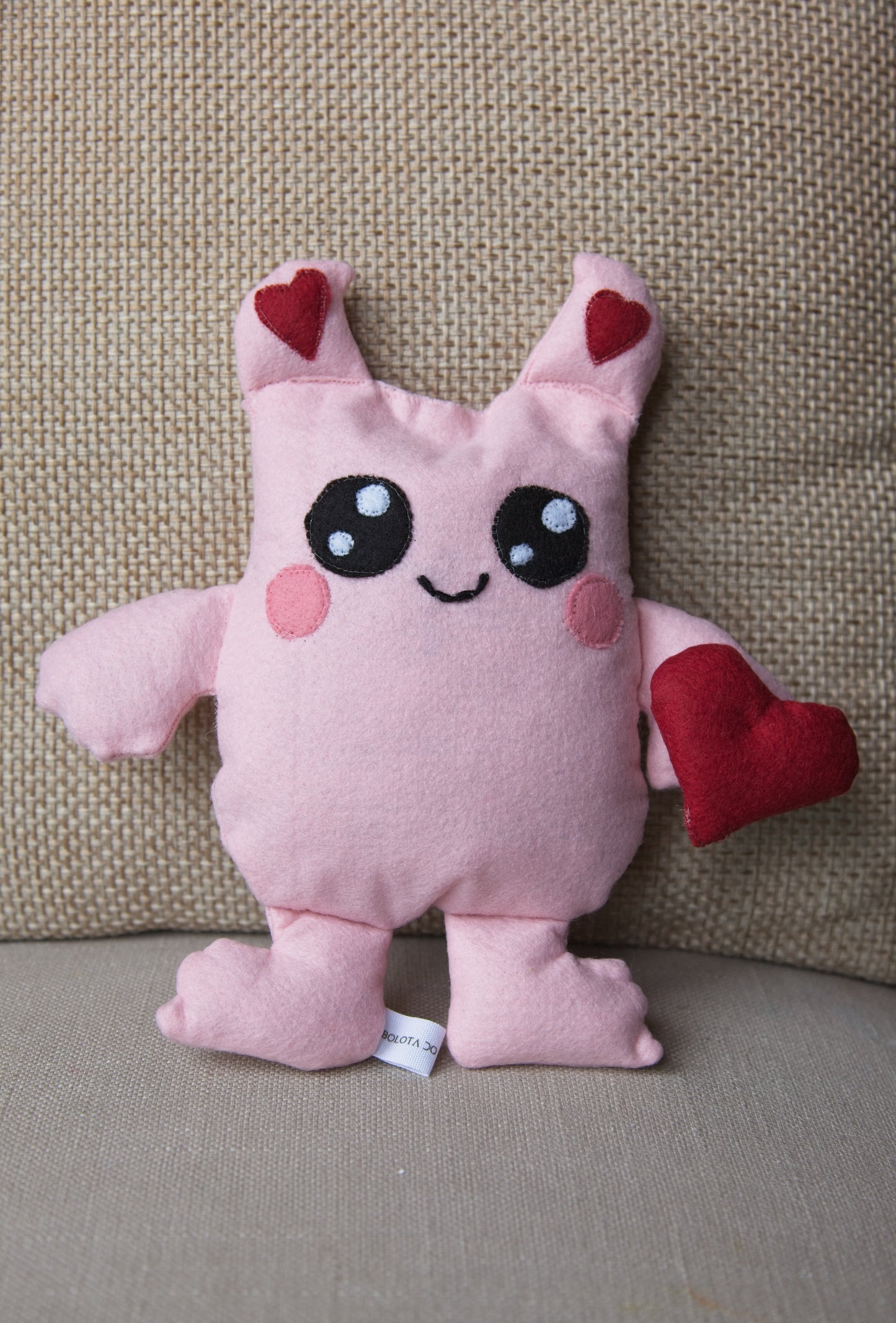 O Bosque das Emoções, peluches em feltro