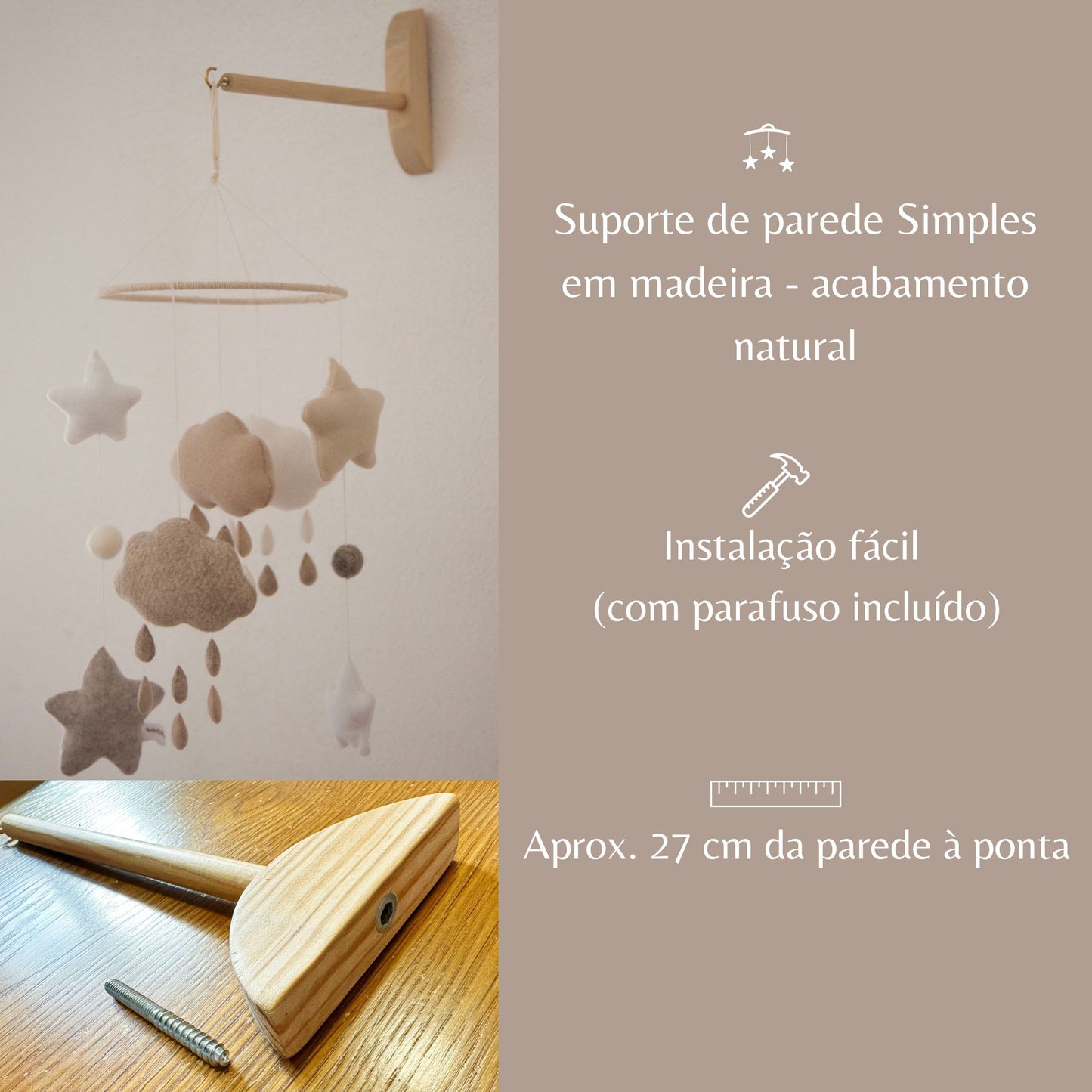 Suporte de Madeira Simples